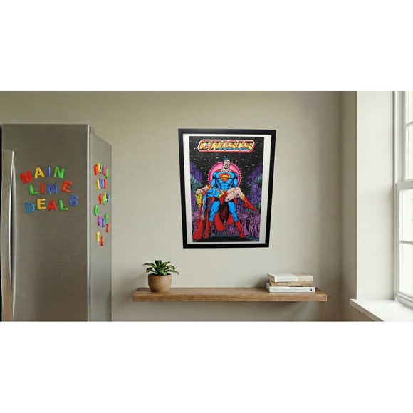 Crisis on Infinite Earths Framed 12x16 Superman & Supergirl Pérez | DC Comics - Picture 2 of 3